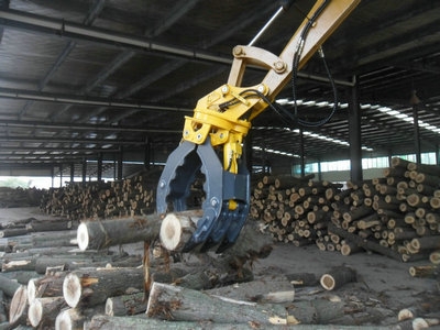 Excavator Hydraulic Wood Grabber
